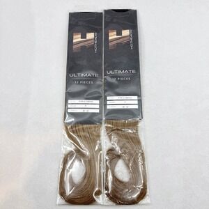 2 PACK HOTHEADS Ultimates Tape In Extensions 10-12" #8 Dark Ash Blonde 24 Pieces